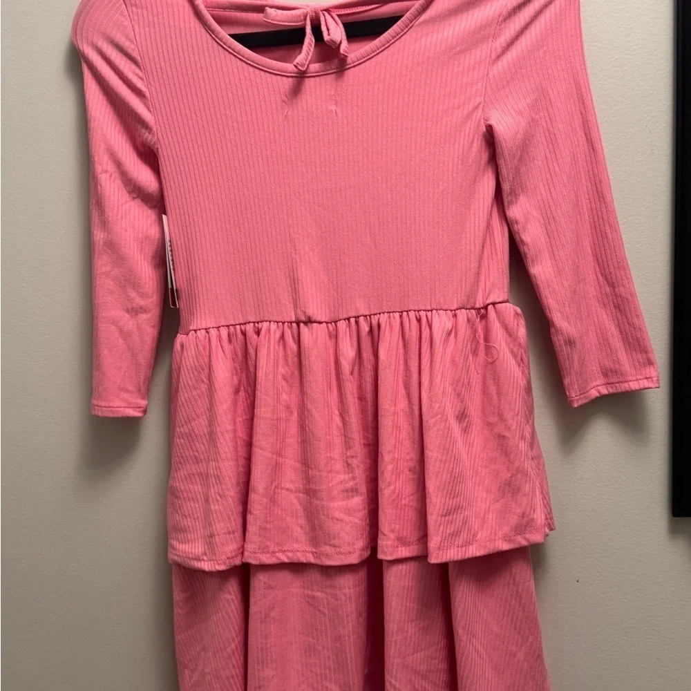Epic Threads Big Girls Ribbed-Knit Tiered Ruffled Dress Sweetheart Size L